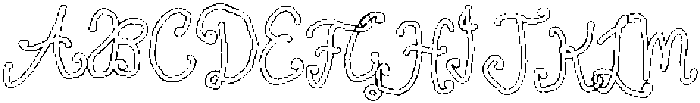 Sugar Pie Honey Upright Outline otf (400) Font UPPERCASE