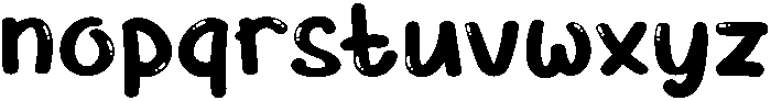 Sugar Rush Regular otf (400) Font LOWERCASE