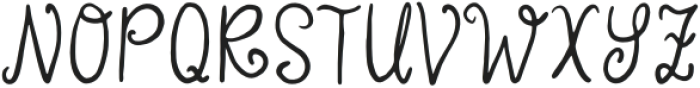 Sugar Sweety Regular otf (400) Font UPPERCASE