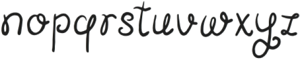 Sugar Sweety Regular otf (400) Font LOWERCASE