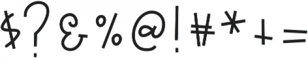 SugarandNutmeg otf (400) Font OTHER CHARS