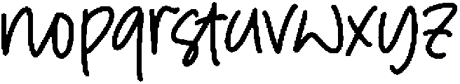 Sugarhare otf (400) Font LOWERCASE