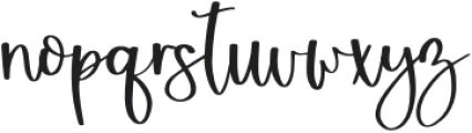 Sugarstar Script Regular otf (400) Font LOWERCASE