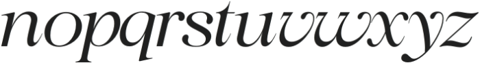 Sugary Dreams Italic otf (400) Font LOWERCASE