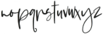 Suggestible Script Regular otf (400) Font LOWERCASE