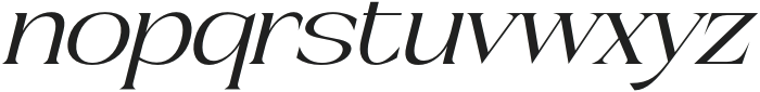 Sugiest Italic otf (400) Font LOWERCASE