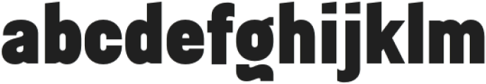 Sugih Black Condensed otf (900) Font LOWERCASE