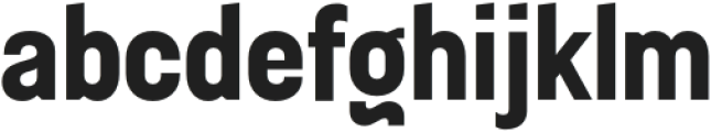 Sugih Bold Condensed otf (700) Font LOWERCASE