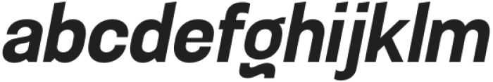 Sugih Bold Slanted otf (700) Font LOWERCASE