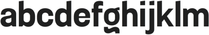 Sugih-Bold otf (700) Font LOWERCASE