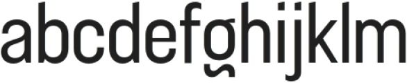 Sugih Condensed otf (400) Font LOWERCASE