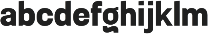 Sugih Extra Bold otf (700) Font LOWERCASE