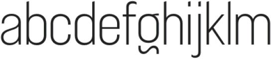 Sugih Extra Light Condensed otf (200) Font LOWERCASE