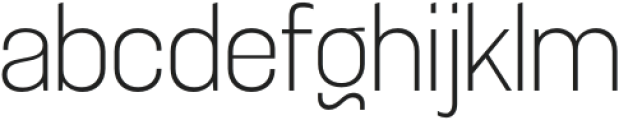 Sugih Extra Light otf (200) Font LOWERCASE