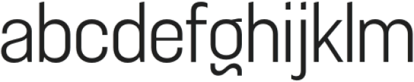 Sugih Light Narrow otf (300) Font LOWERCASE