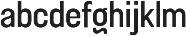 Sugih Medium Condensed otf (500) Font LOWERCASE