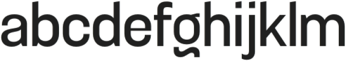 Sugih Medium otf (500) Font LOWERCASE