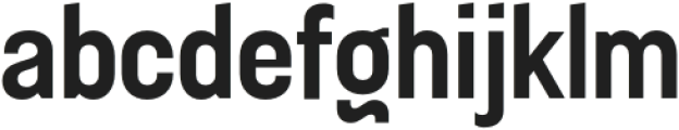 Sugih Semi Bold Condensed otf (600) Font LOWERCASE