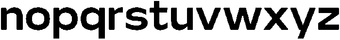 Sugitta Bold otf (700) Font LOWERCASE