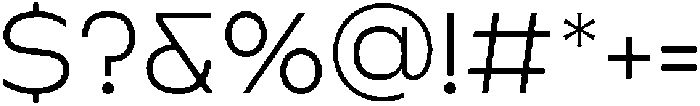 Sugitta Light otf (300) Font OTHER CHARS