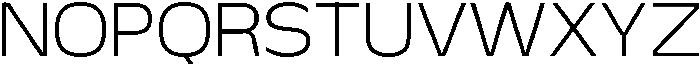 Sugitta Variable Light ttf (300) Font UPPERCASE