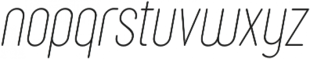 Sugo Pro Display Thin Italic otf (100) Font LOWERCASE