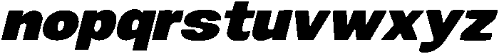 Sugreen Slant otf (400) Font LOWERCASE
