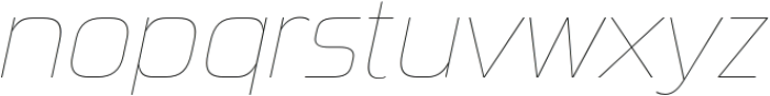 Sui Generis Condensed UltraLight Italic otf (300) Font LOWERCASE