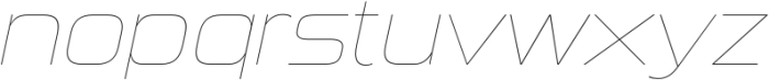 Sui Generis UltraLight Italic otf (300) Font LOWERCASE