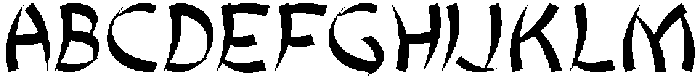 Suiren Regular otf (400) Font UPPERCASE