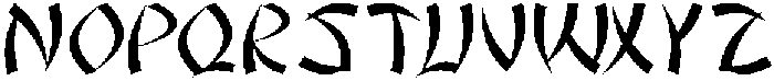 Suiren Regular otf (400) Font LOWERCASE
