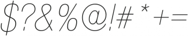 Suiza Condensed ExtraLight Italic otf (200) Font OTHER CHARS