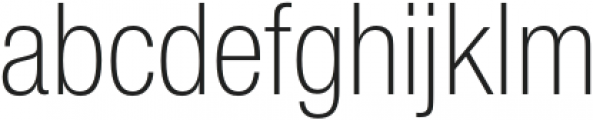 Suiza Condensed Light otf (300) Font LOWERCASE