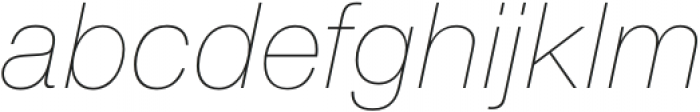Suiza ExtraLight Italic otf (200) Font LOWERCASE