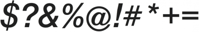 Suiza SemiBold Italic otf (600) Font OTHER CHARS