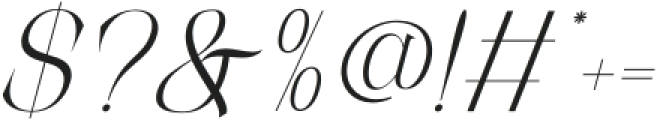 Sukari Italic otf (400) Font OTHER CHARS