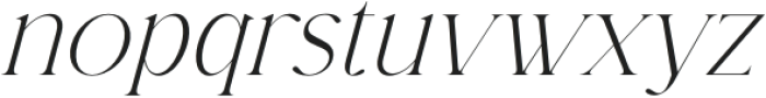 Sukari Italic otf (400) Font LOWERCASE