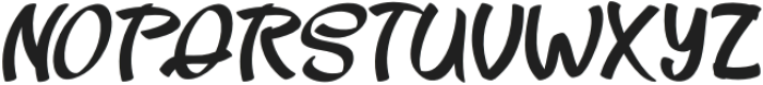 Sukomiz Regular otf (400) Font UPPERCASE