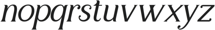 Sulangor Slant otf (400) Font LOWERCASE