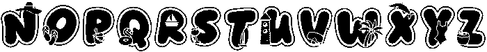 Summer Breeze Regular otf (400) Font UPPERCASE