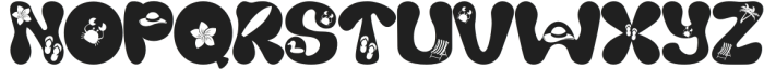 Summer Coastline Regular otf (400) Font UPPERCASE