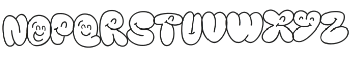 Summer Doodle otf (400) Font UPPERCASE