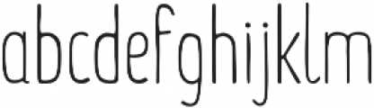 Summer Font Light otf (300) Font LOWERCASE