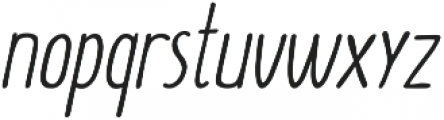 Summer Font Regular Italic otf (400) Font LOWERCASE
