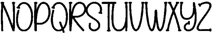 Summer Holiday Regular otf (400) Font UPPERCASE