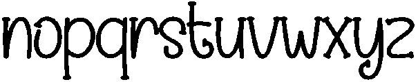 Summer Holiday Regular otf (400) Font LOWERCASE