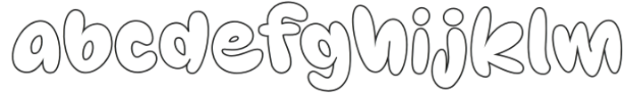 Summer Love Border otf (400) Font LOWERCASE