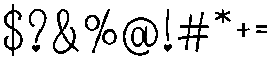Summer Notes Regular otf (400) Font OTHER CHARS