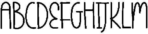 Summer Notes Regular otf (400) Font UPPERCASE