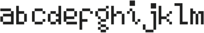 Summer Pixel 22 Regular ttf (400) Font LOWERCASE